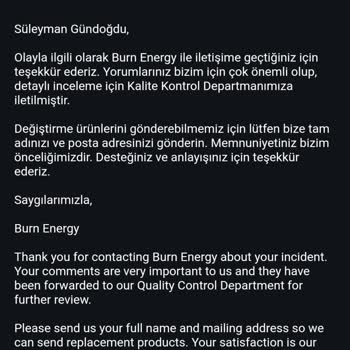 Kapalı Kutu Burn Boş Çıktı