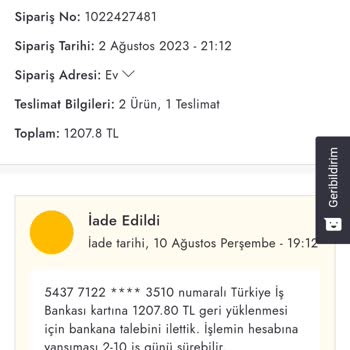 Boyner'den İade İşlemiyle İlgili Sorun