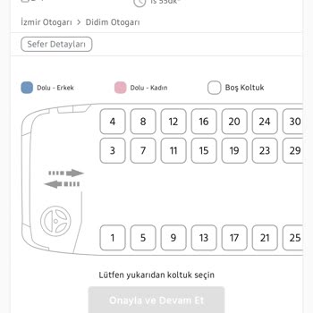 Efe Tur Hatalı Seyahat Süresi