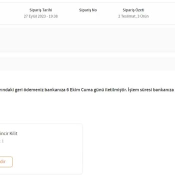 Trendyol Express Kargo Sorunu Ve Zararımın Karşılanması