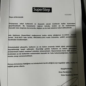 SuperStep Garantileri Tamamen Sözde Garantiymiş