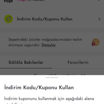 Boyner Kuponumu Bana Kullandırtmıyor