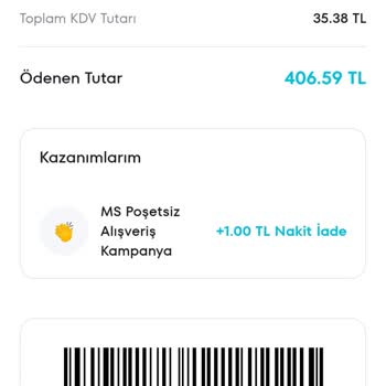 A101 Hadi Uygulaması Geri İade Verilmedi