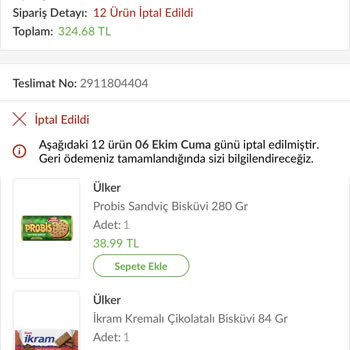 Trendyol 2 Saat Bekletilen Teslimat