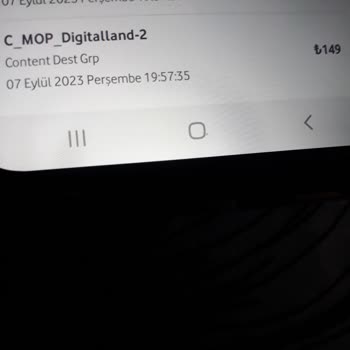 C_MOP Adlı Şirket Vodafone Faturama Ücret Yansıtmış