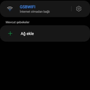 Gsb Wi-Fi İnternete Bağlanılamıyor Ve Kotalı