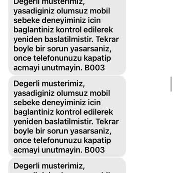 Vodafone Şebeke Sorunum Asla Çözülmüyor