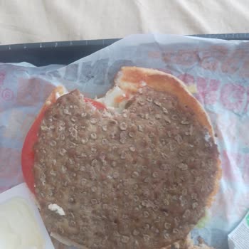 Burger King Burger Kong Bozuk Ve Bozuk Hamburger Eti