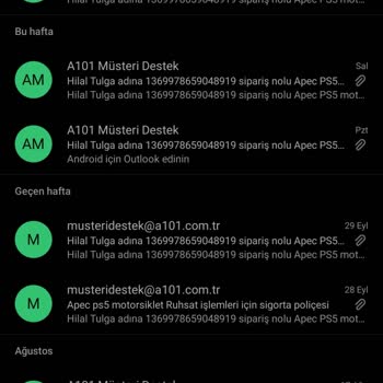 Motosikletin Sigortasını Yaptırdım Ama A101 Tescil İşlemleri Yapmıyor