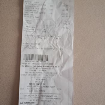 Carrefour SA Alışveriş İşlemini Düzeltilmesi