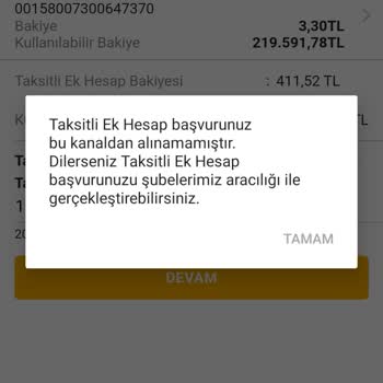 VakıfBank Mobilden Nakit Avans Çekemiyorum