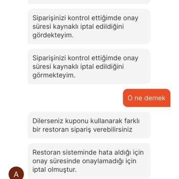 Migros Yemek Sipariş İptali Ve Sorumsuzluğu