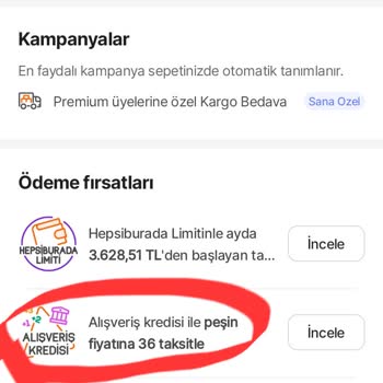 Hepsiburada Peşin Fiyatına 36 Taksit Aldatmacası