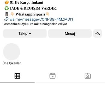 Ta.tuniing (Instagram) Parayı Alıp Ürünü Göndermeme