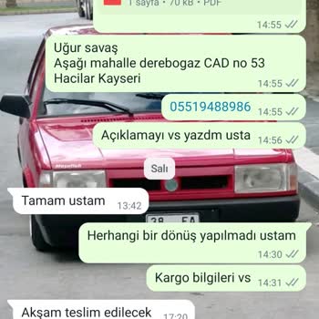 Ta.tuniing (Instagram) Parayı Alıp Ürünü Göndermeme