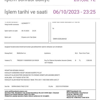 Payfix Para Hesabıma Düşmemesi
