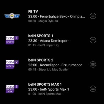 Bein Connect Uygulamasında Kanalların Gözükmüyor Olması