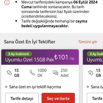 Vodafone Bilgi Vermeden Faturaya Zam Yapmış