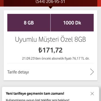 Vodafone Bilgi Vermeden Faturaya Zam Yapmış