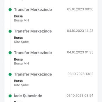Trendyol Express Aynı Şubelerde Dolanan Ulaşmayan Kargo