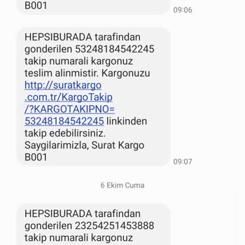 Hepsiburada'dan Sipariş Sorunu