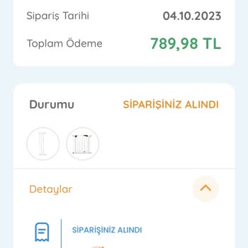 Ebebek Bebek Güvenlik Kapısı Siparişim Gelmedi