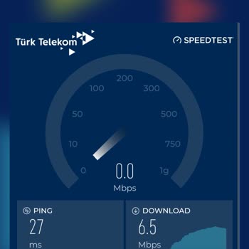 Türk Telekom Hız Yalanı 35 Megabit Hızımı,6 Megabit Olarak Alıyorum