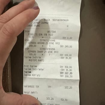 Sephora Kart Sipariş Ve Puan Karmaşası