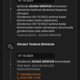 MNG Adana Mini Hub Şube Kendi Kendine Kargomu İade Edeceğini Söylüyor