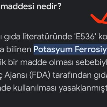 Billur Tuz İçerisinde Zehirli Madde Barındırıyor