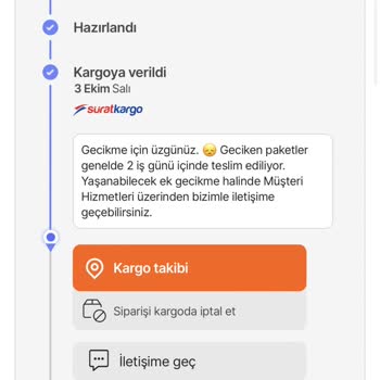 Sürat Kargo Ada Ddm Şubesi İşini Yapmıyor.