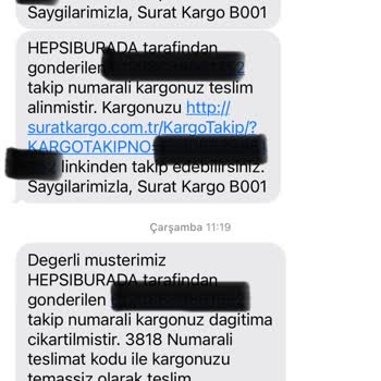 Sürat Kargo Ada Ddm Şubesi İşini Yapmıyor.