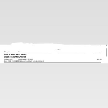 Garanti BBVA Kredi Kartı Kullanım Ücreti