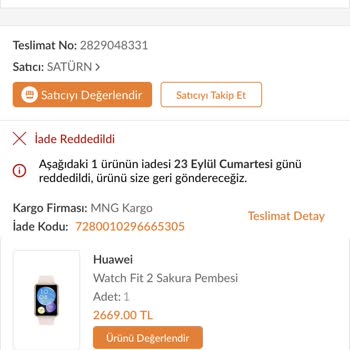 Trendyol Süresi Geçmemesine Rağmen İade Kabul Edilmedi