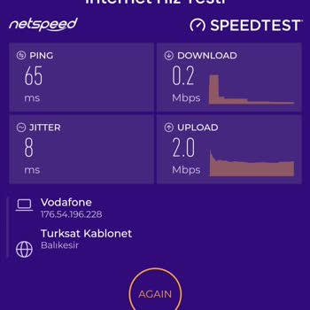 Vodafone İnternet Kalitesinin Be