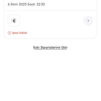 A101 Kapıda Uygulamasının Siparişi Kendi İptal Etmesi!