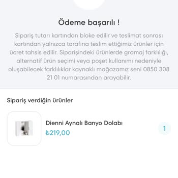 A101 Kapıda Uygulamasının Siparişi Kendi İptal Etmesi!