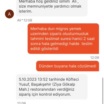 Köfteci Yusuf Teslim Edilmeyen Sipariş