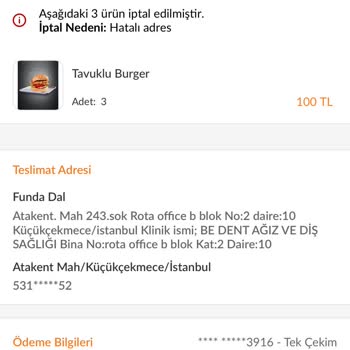 Trendyol Para İadesi Yapılmadı