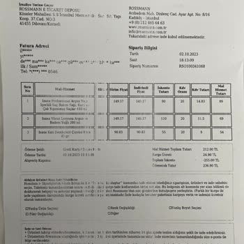 Rossmann Eksik Ürün Teslimi