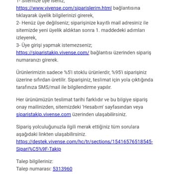 Vivense'den Aldığım Oda Takımı 1.5 Aydır Teslim Edilmedi