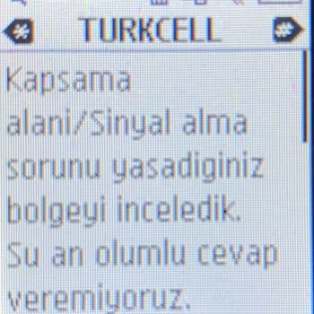 Turkcell'e İnternet Ve Şebeke Sorunu