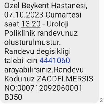 Beykent Üniversitesi Hastanesi Hastane Randevu Vermesine Rağmen Doktor Yok