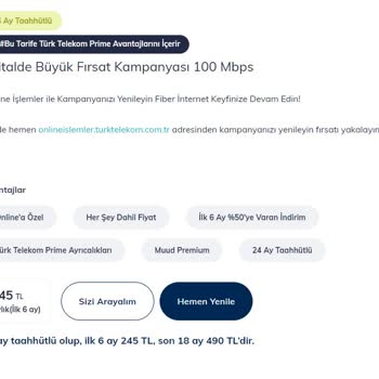 Türk Telekom İnternet Sitesindeki Yanlış Yönlendirme
