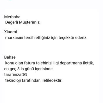 Xiaomi Kaybolan Faturanın Yenisini İstedik