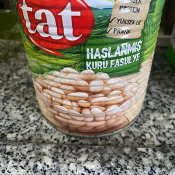 Tat Gıda Konserve Kuru Fasulye Bir Avuç