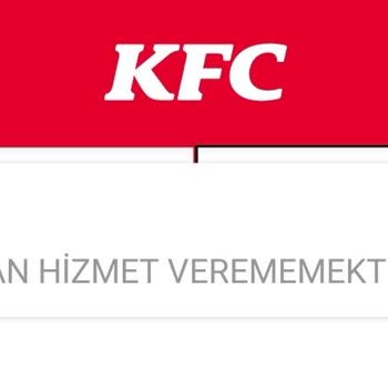 KFC Uygulamadan 700 Metreye Sipariş Gelmiyor