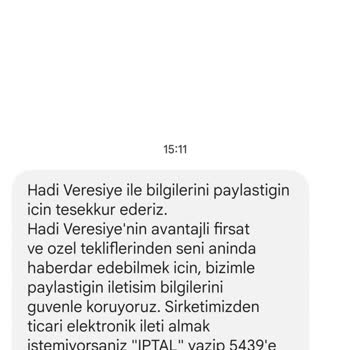 Hadi Tom Pay Hadi Veresiye Bilgim Dışında Hesap Açılmış?