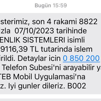 Kale Alarm Hakları Olmadan Hesabımdan Paramı Çektiler