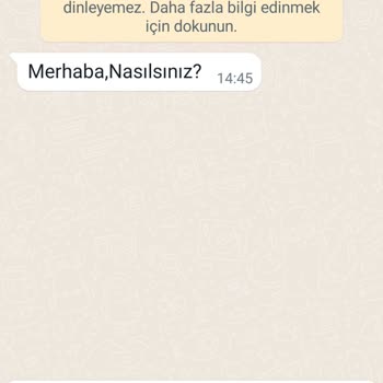 WhatsApp Tanınmayan Numara